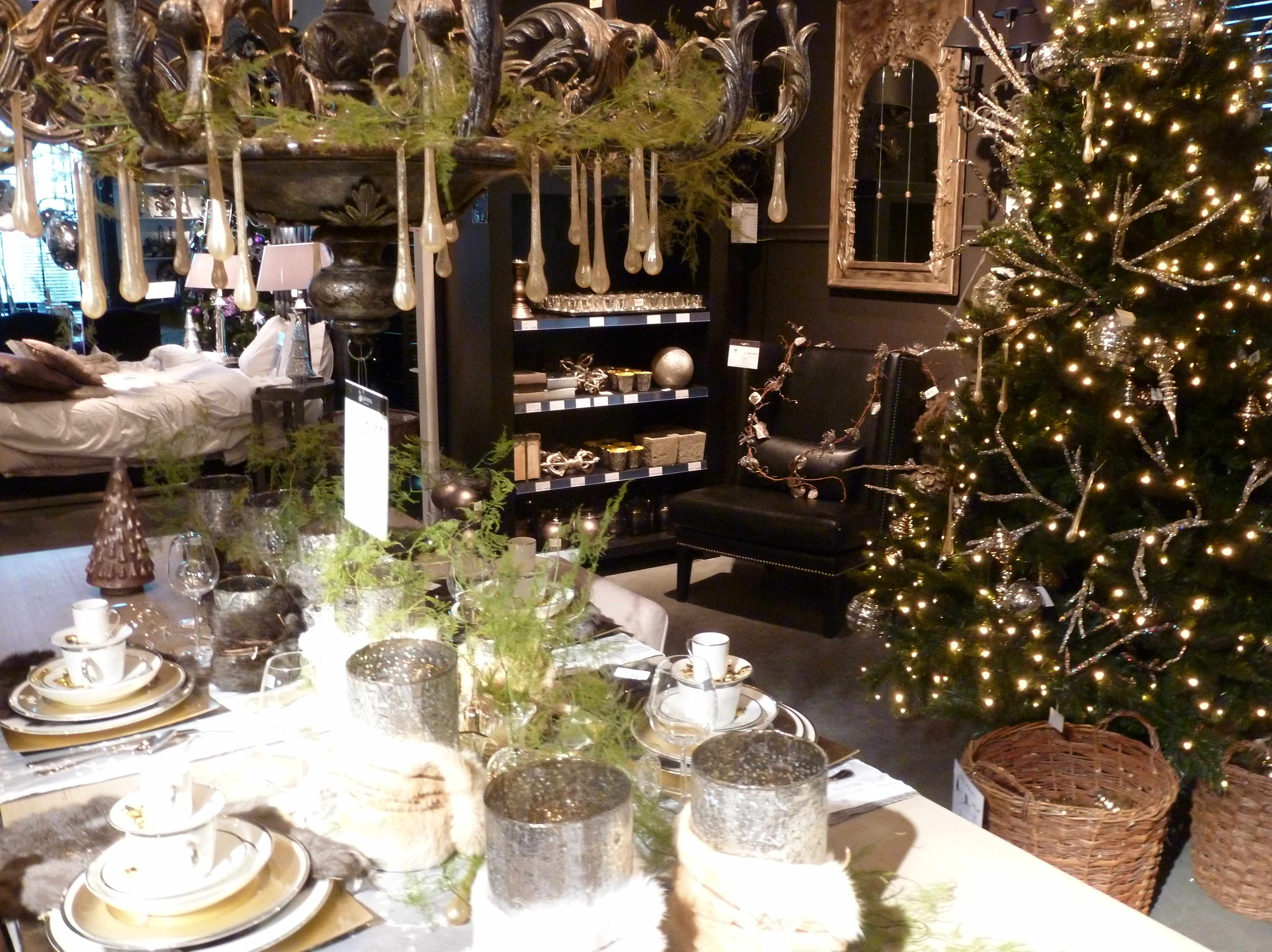 Ambiances de Noël et tables de fête en Belgique