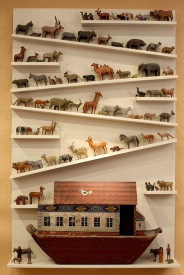 Bonne idée déco/pratique (15): une étagère pour figurines animaux