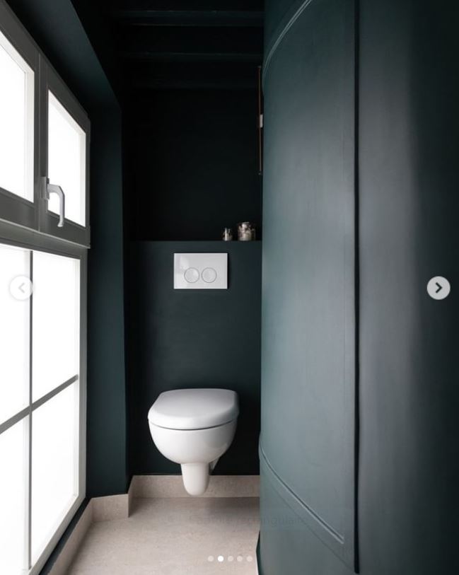 Des WC noir une couleur déco pour les toilettes